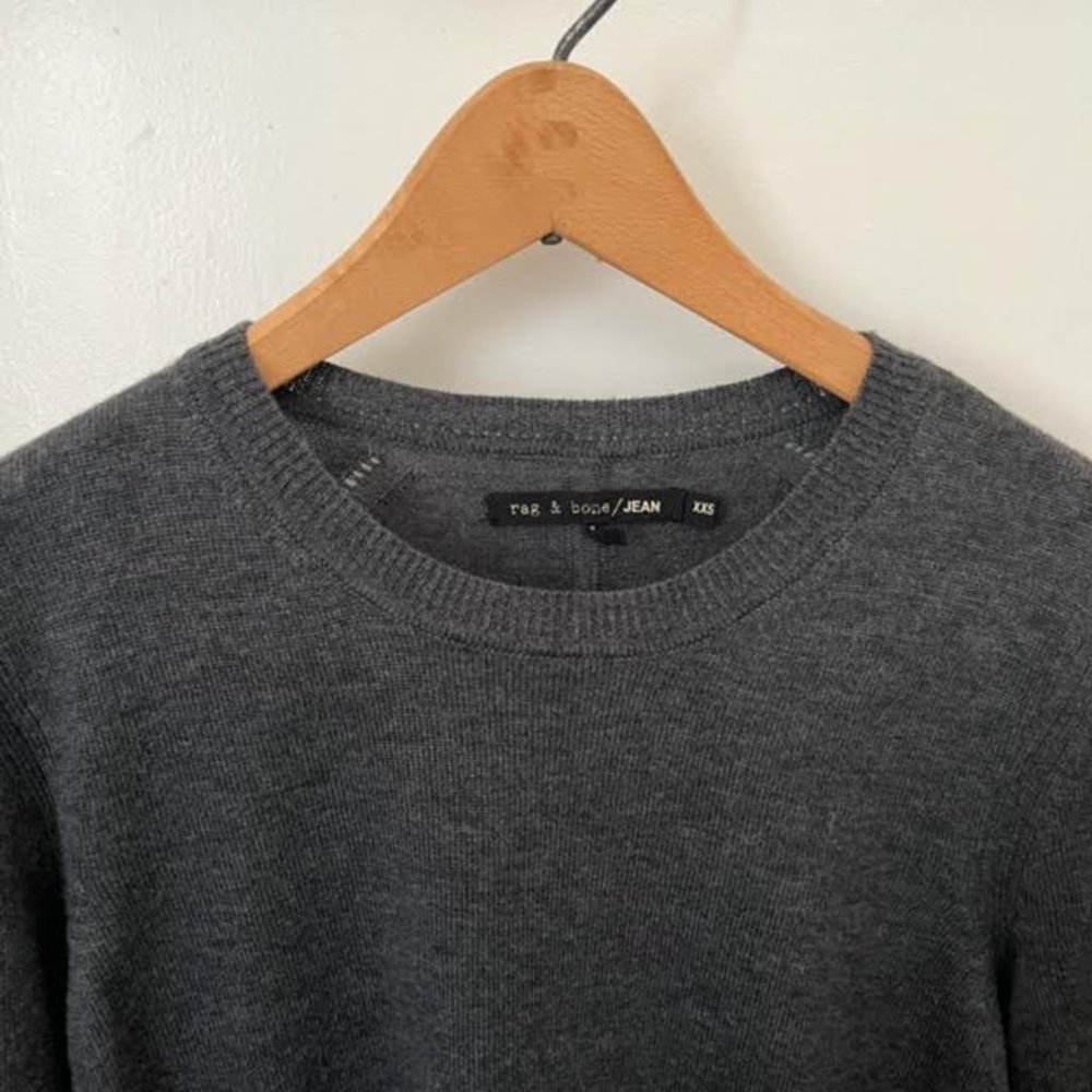 Rag & Bone Gray Wool Sweater